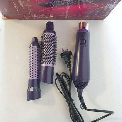 300508 - PHILIPS Seria 3000 Air Styler, Stilues Flokësh me Grykë, Furçë Termike 38 mm dhe Furçë 30 mm me Rreshta Furçash të Tërheqshme, Modeli BHA305/00