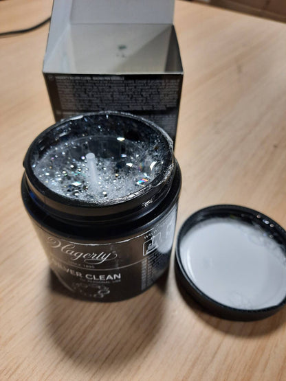 336715 - HAGERTY SILVER CLEAN BANJË PASTRIMI PËR ARGJEND DHE BIZHUTERI TË VESHURA ME ARGJEND 170ML I LËMUES EFEKTIV BIZHUTERISH I BANJË PASTRIMI PËR T'I RIKTHYER SHKËLQIMIN BIZHUTERIVE PREJ ARGJENDI I SHPORTË