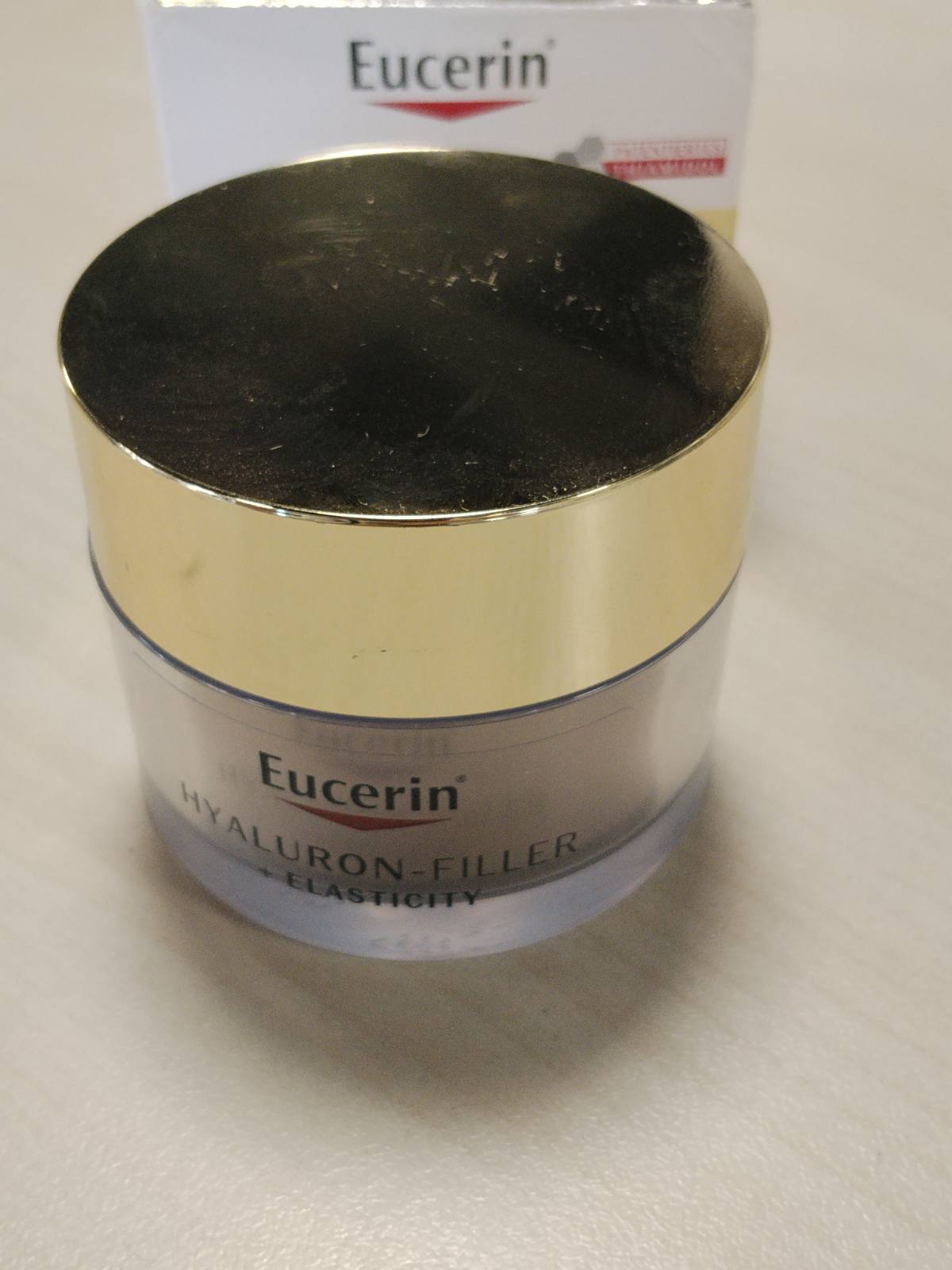 298169 - Eucerin Krem nate për fytyrën Hyaluron-Filler + Elasticity, 50 ml, formulë me acid hialuronik elastikues dhe tiamidol, për të gjitha llojet e lëkurës