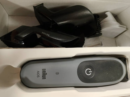 300366 - BRAUN Multigroom All-in-One Series 5 AIO5545, Set 5 prerësesh 9-në-1, grau