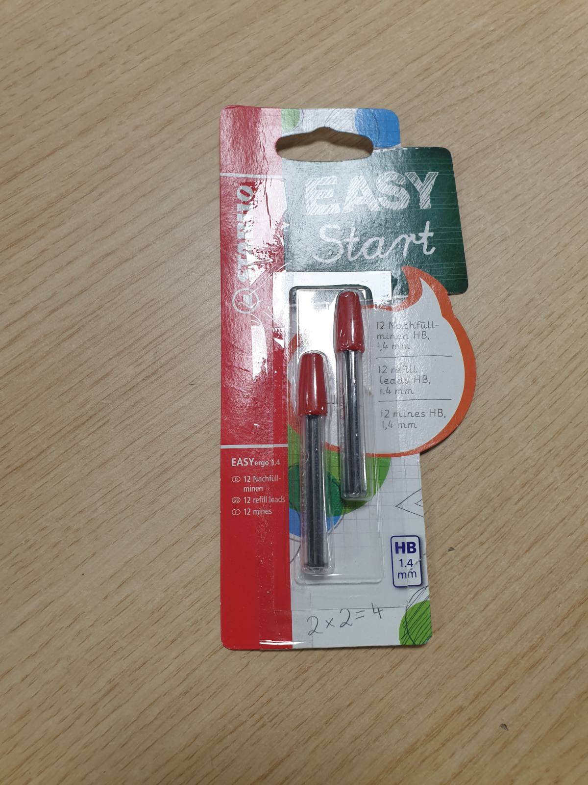 295433 - STABILO Kabllo Mbushëse EASYergo 1.4, 2 x 6 Paketa, Shkalla e Fortësisë HB