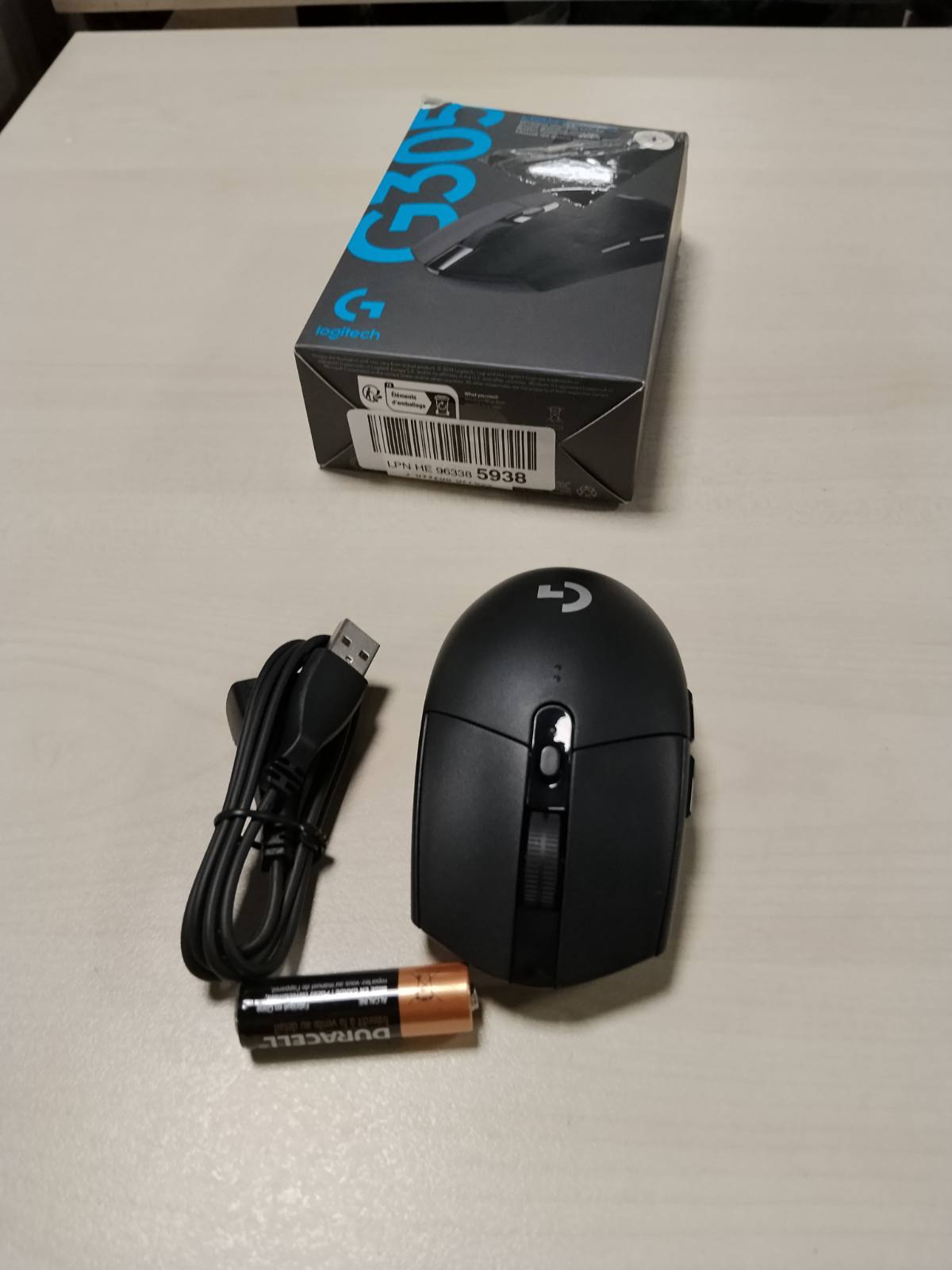 299351 - LOGITECH Maus pa tel për lojëra G G305 LIGHTSPEED, sensor 12K HERO, 12,000 DPI, dizajn i lehtë, 6 butona të programueshëm, jetëgjatësi baterie 250 orë, memorie e integruar, PC/Laptop - i zi