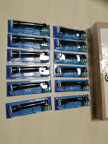 302895 - ORAL-B Koka Furçash Zëvendësuese PRO CrossAction, të Zeza, Pako me 12 Furça