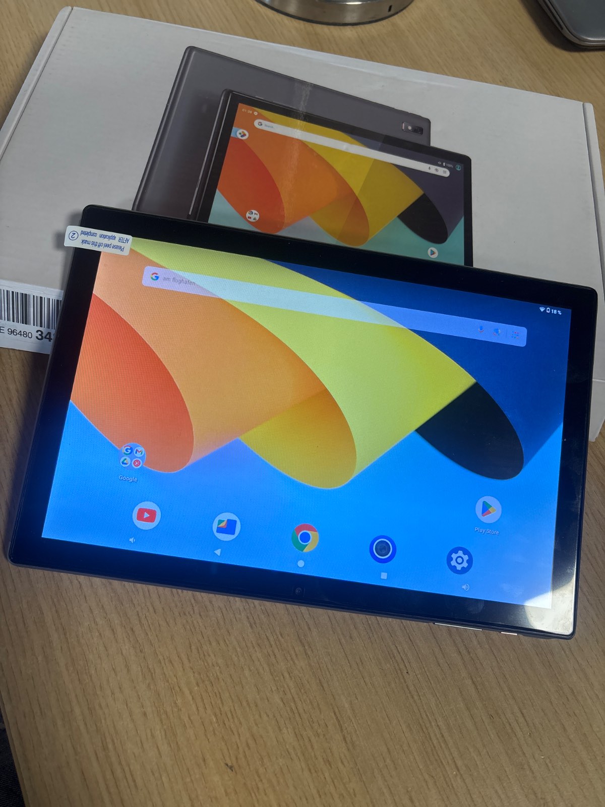 294620 - BYYBUO Tablet 10.1" Android 14, 6GB RAM + 64GB ROM, procesor Quad-Core, bateri 5000mAh, ekran IPS HD 1280×800 me prekje, kamera 5MP + 8MP, Bluetooth dhe Wi-Fi, ngjyrë gri.
