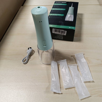 293079 - BarberBoss Pastrues dhëmbësh me ujë, Ujitës oral pa tel, 5 mënyra presioni, IPX8 i papërshkueshëm nga uji