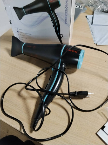 293206 - Tharëse flokësh profesionale GIRMİ PH46, 2100 W, e zezë/blu - 680 g