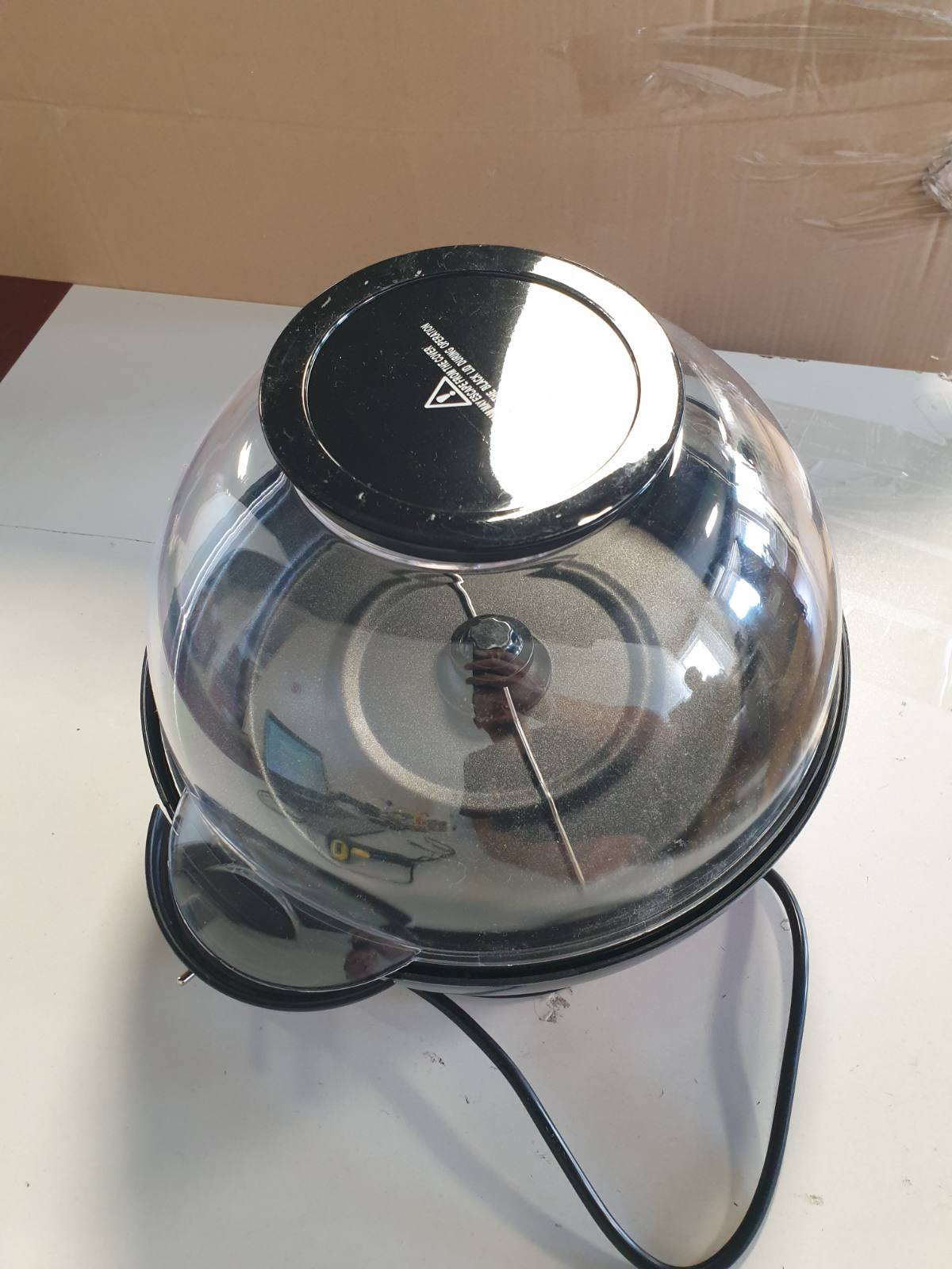 277424 - GADGY Makinë për Kokoshka Retro 5L, 800W, me shtresë jo-ngjitëse dhe pllaka ngrohëse të lëvizshme, e kuqe