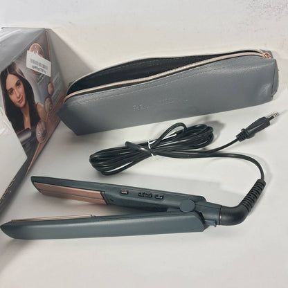 335981 - REMINGTON Drejtues Profesional Flokësh Keratin Protect, Veshje Qeramike me Keratinë dhe Vaj Bajamesh, Sensor Mbrojtjeje nga Nxehtësia, Ekran Dixhital, 160-230C, S8598