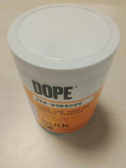 293380 - PULVER Para-Stërvitjes Bulk Dope Blue Himbeere, 3g Kreatinë për Porcion, 200mg Kafeinë, Malat Citrulline dhe Argininë AKG, Beta-Alaninë, Energji, Fokus dhe Performancë, Shtesë Ushqimore 510g