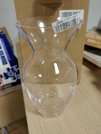 198288 - BELLE VOUS Vazo Qelqi Kristali Cilindrike Moderne Decorative 18cm Transparente për Dekorim Shtëpi/Dasme/Zyre