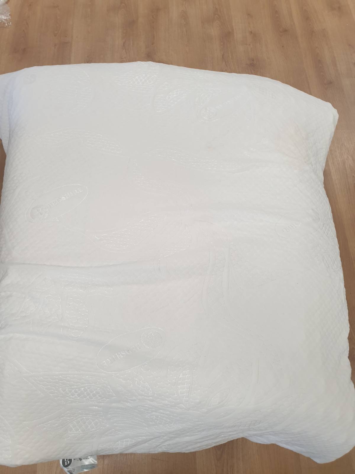 187017 - DYSHEK BEDSHIRE Dyshek Dopio Topper 160x190cm, HD Memory Foam, Lartësi 6cm, Korrektues me Mbulesë të Lëvizshme, Ortopedik, Prodhuar në Itali 100%