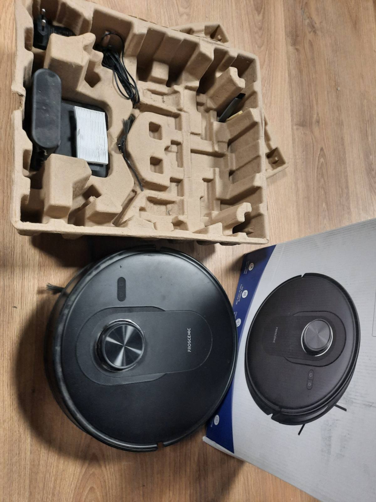 191048 - Proscenic Q8 Robot Fshesë me korrent dhe leckë, 8000Pa, autonomi 200 minuta, navigim LiDAR, harta reale, kontroll me WiFi/Alexa/APP për dysheme, qilima dhe qime kafshësh.