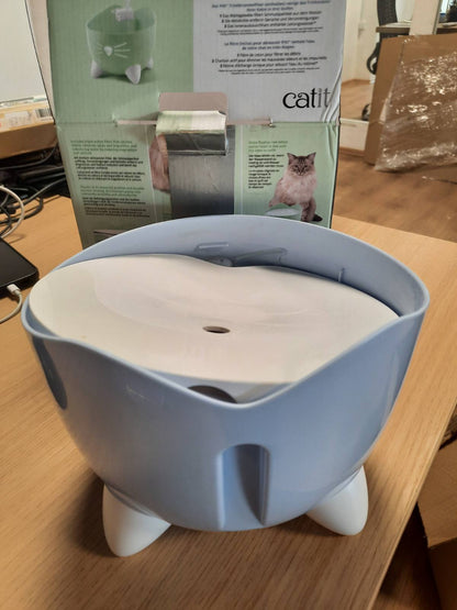 240088 - CATIT Pixi - Shatërvan për Mace me Kapacitet 2.5L, Ngjyra Blu