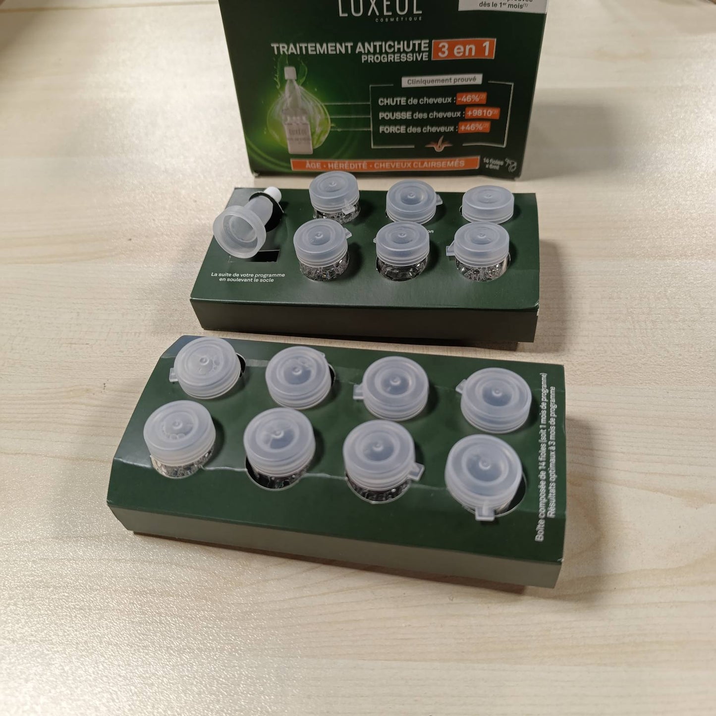 292640 - LUXÉOL - Trajtim progresiv kundër rënies së flokëve 3 në 1 - 14 shishe 6ml