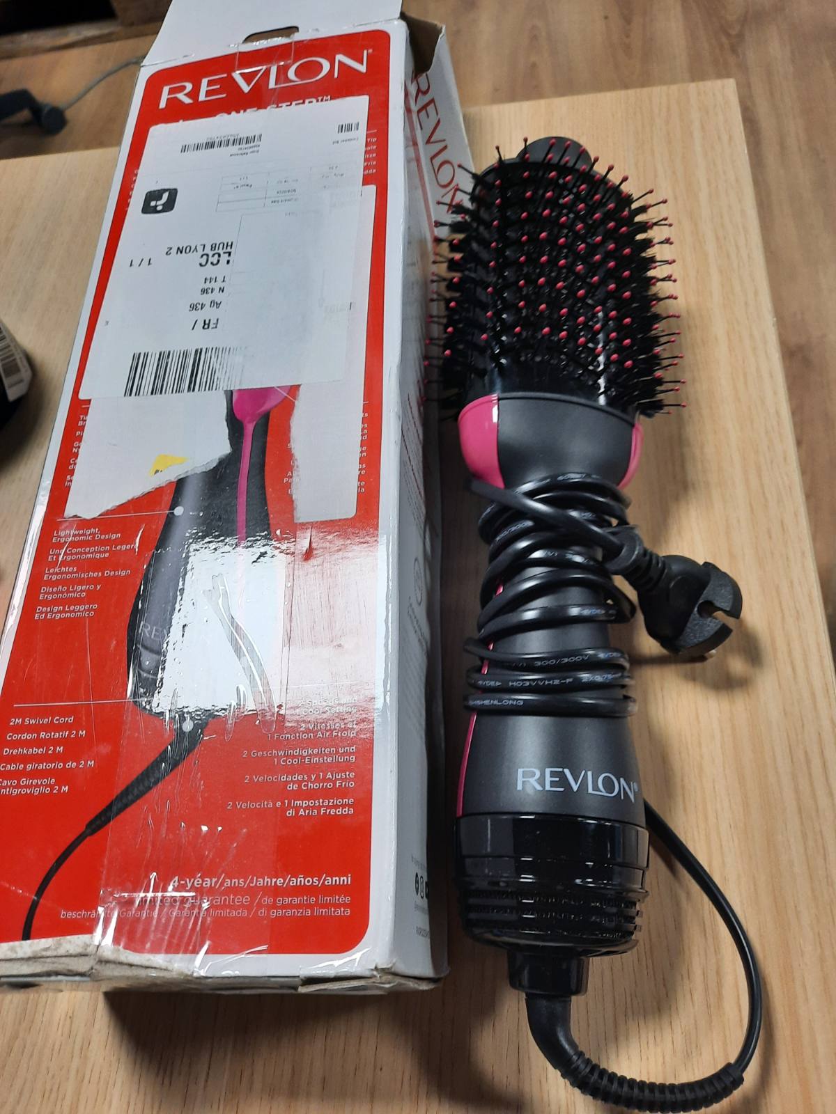 315795 - REVLON Tharëse flokësh dhe volumifikues RVDR5222 Salon One-Step™ me krehër ndarës
