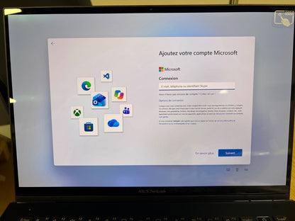 295333 - ASUS Laptop Zenbook 14 UX3402ZA-KN563W, 14" OLED WQ+, Core i5-1240P Evo, 8GB RAM, 256GB PCIe SSD, Windows 11, Teknologji Numpad, Tastierë Franceze AZERTY, blu