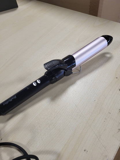 293044 - BABYLISS Hekur kaçurrelash 32 mm, cilindër i veshur me saten, 10 cilësime temperature, ngrohje e shpejtë, mbështetëse sigurie, C332E
