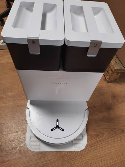 213004 - ECOVACS Fshesë me korrent robotike DEEBOT T50 Omni, 15,000 Pa, larje fshesë me ujë të nxehtë 75°C