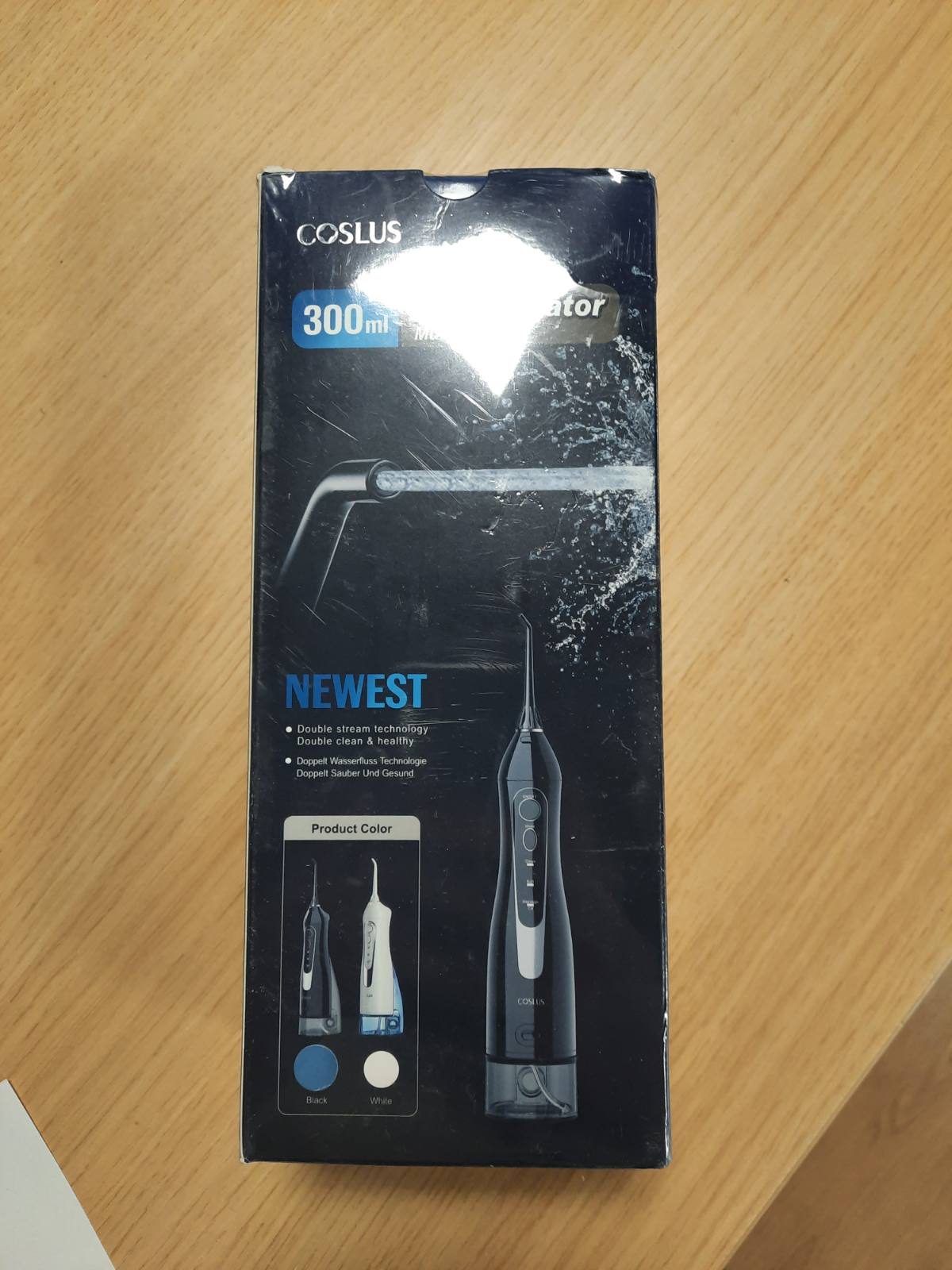 298338 - COSLUS Pastrues Uji pa Tel Electric - Rezervuar 300ml, IPX7, 5 Maja Shumëfunksionale