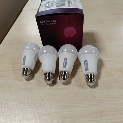 183762 - GOVEE Llambë Inteligjente E27, Llambë LED WiFi RGBWW, 800LM, Pajtueshme me Matter, Alexa dhe Google Assistant, 16 Milionë Ngjyra DIY, 54 Skena, Pako prej 4 Copësh