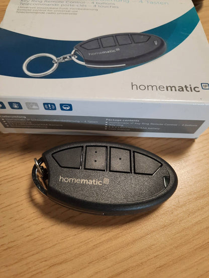 288594 - Homematic Telekomandë me varëse çelësash – 4 butona, pa tel, 140740A0
