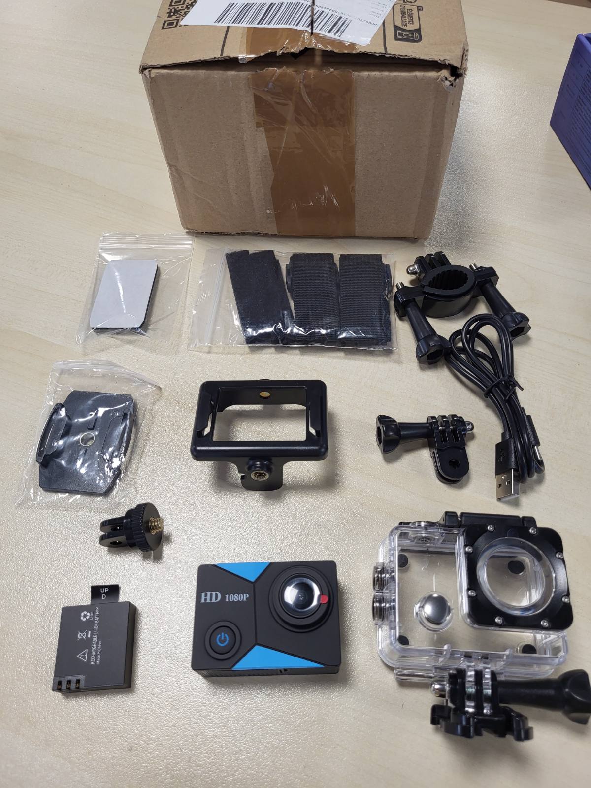 274774 - Kamera Veprimi NVGFELIS, Kamera Sportive 1080P, Kamera Veprimi 16GB me Kartë Memorieje 131ft
