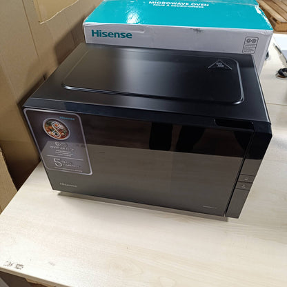 288142 - HISENSE Mikrovalë H25MOBS4HGI, 25 L, 900W, Teknologji Inverteri, 10 Nivele Fuqie, Xham i Temperuar Premium, E Zezë