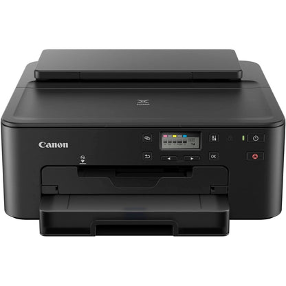 188788 - Printer me bojë CANON PIXMA TS705a, A4, Wi-Fi, LAN, 5 bojëra individuale, printim automatik nga të dyja anët, 2 ushqyes letre, kasetë letre me 250 fletë, Apple AirPrint, e zezë