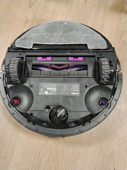 83056 - EUREKA NERE10S Robot Fshesë me Korrent dhe Dyshemeje, Stacion Lidhjeje, Pastrim Automatik për 45 Ditë, Fuqia e Thithjes 4000Pa, Mbledhje Pluhuri, Jetëgjatësi e Baterisë 180 Minuta, Navigim LiDAR, Lidhshmëri WiFi/APP