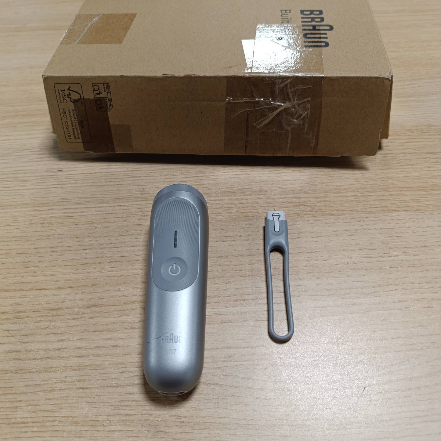320884 - BRAUN Bodygroomer Series 7, Makinë rroje trupi pa tel për burra, BG7555, gri