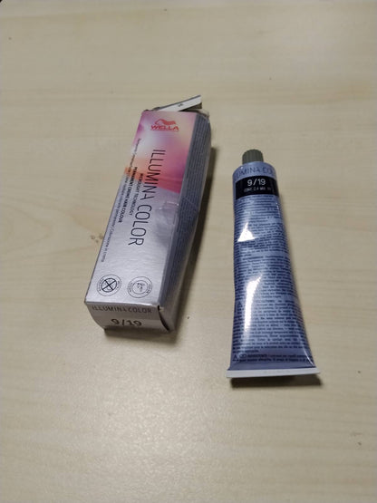 301158 - WELLA PROFESSIONALS - Illumina Color - Ngjyrë flokësh vegane premium - 60 ml - 9/19 Bjonde e Çelët Hirushja Hirushja