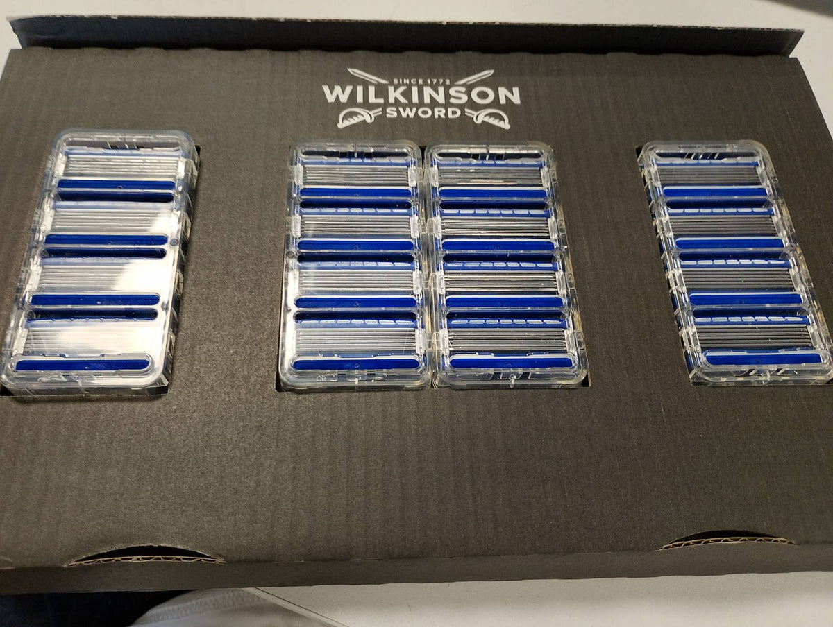 300571 - BRISK WILKINSON SWORD - Hydro 5 për burra, 16 tehe zëvendësuese, xhela hidratues, prerës i palosshëm