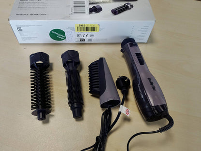 307279 - BABYLISS Multistyle 1200, Furçë me ajër të nxehtë 4-në-1, 1200W, Teknologji Jonike dhe Qeramike, 4 aksesorë, e zezë, AS121E