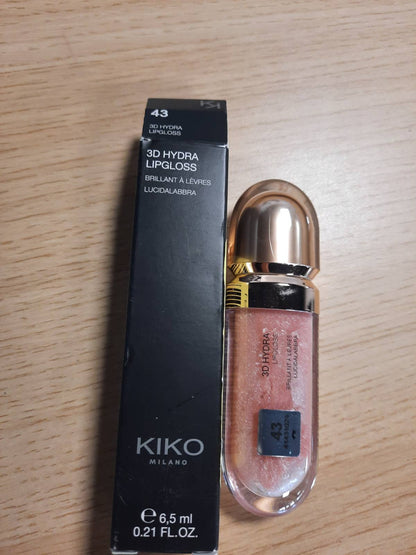 301137 - KIKO MILANO Shkëlqyes buzësh 3D Hydra Lipgloss 43 - Edicion i kufizuar | Shkëlqyes buzësh hidratues me efekt 3D