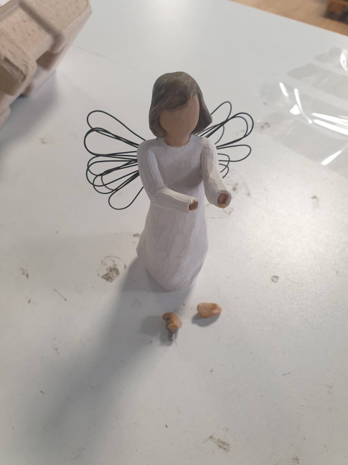 183787 - ENESCO Figurinë Willow Tree, Engjëll i Shpresës, Material: Poliresin