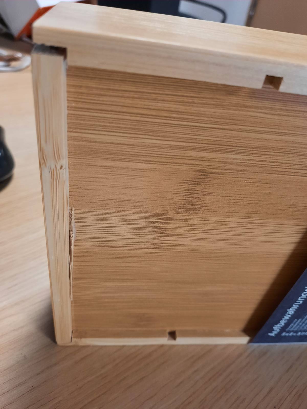 198063 - KESPER - Kuti Ruajtjeje me 6 Ndarje për Supa dhe Salcë të Menjëhershme, Bambu i Çertifikuar nga FSC®, Përmasat 15x35x7 cm, Ngjyra Kafe, Modeli 70822