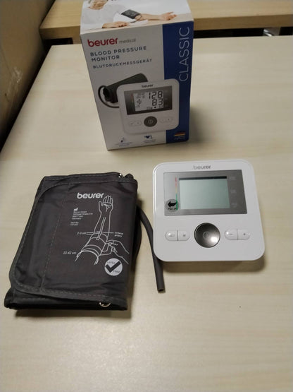 300597 - BEURER Monitor tensioni i gjakut BM 27, për krahun e sipërm, manshetë 22-42 cm, i validuar klinikisht, zbulim i aritmisë, transferim të dhënash në Apple Health