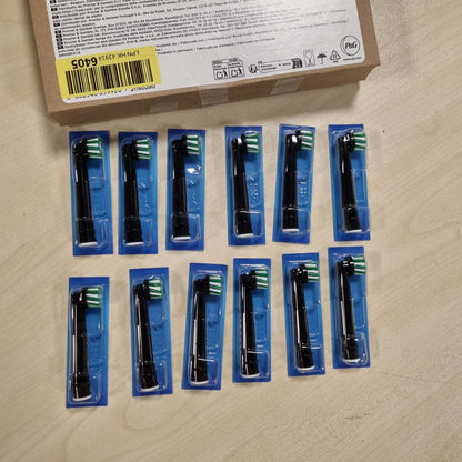 300589 - ORAL-B Koka Furçash Zëvendësuese PRO CrossAction, të Zeza, Pako me 12 Furça