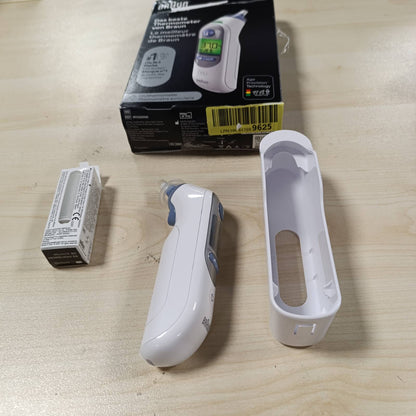 292800 - BRAUN Termometër veshi ThermoScan 7 BRAIRT6520, Teknologjia e Precizionit Age, ekran dixhital me kodim ngjyrash, miqësor për foshnje dhe fëmijë të vegjël