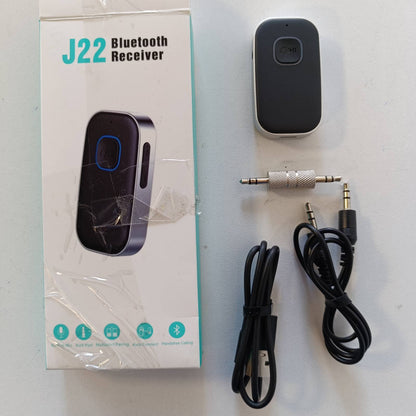 296175 - ADAPTUES PËR MAKINË GLANGEH BLUETOOTH 5.3, Adaptues Bluetooth Aux 3.5 mm, Marrës gatishmërie 16 orë për sisteme audio, Kufje, Altoparlantë