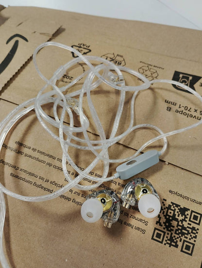 299098 - YINYOO Kufje me Tel KZ ZS12 Pro 2 USB C, 5BA+1DD me Mikrofon për Lojëra dhe Muzikë, Kufje Tipi C për Galaxy S22/S21/S20 (Argjend)