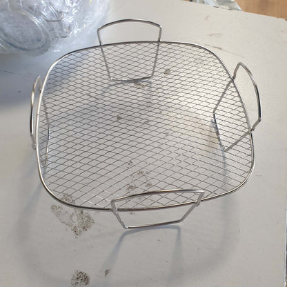 288458 - LPZMPZ Rafti i skarës për skuqëse me ajër, çelik inox 304, i pajtueshëm me Cosori 5.5L 6.4L XXL, Ninja Speedi AF180EU, Philips XXL