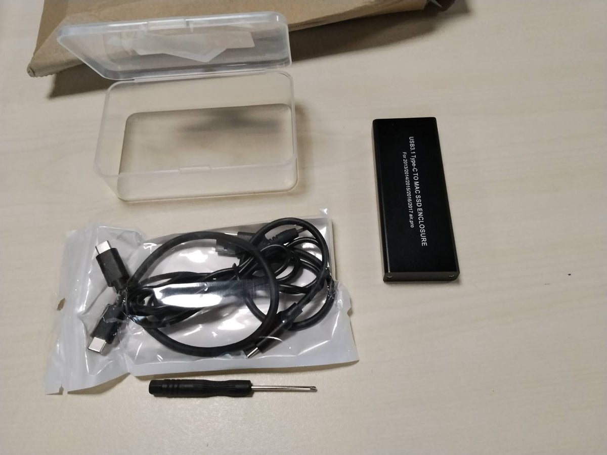299073 - KALEA-INFORMATIQUE Kuti USB 3.0 A ose C për SSD MacBook PCIe, Çipset PLX, për Mac 2013-2020 (12+16 Pikë)