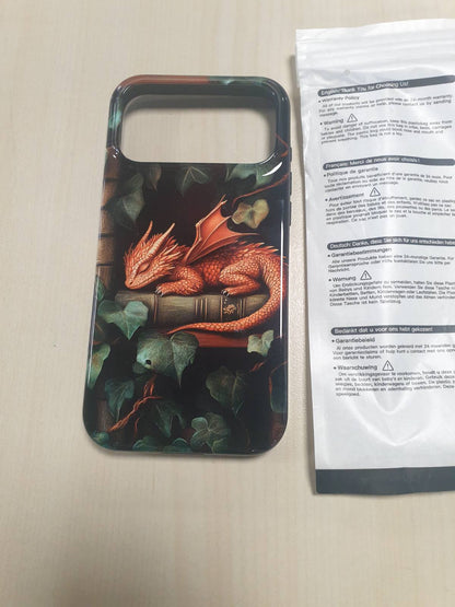 266775 - Mbështjellës për iPhone 17 Pro Max - Material: Silikon, Ngjyra: Ilustrim Dragu, Pesha: 55g