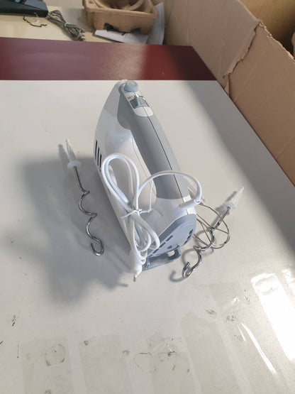 162470 - BOSCH MFQ36400 Mikser Dore ErgoMixx, 450W, e Bardhë/Gri, me 5 Shpejtësi + Turbo, 2 Rrahëse dhe 2 Grepa për Brumë prej Çeliku Inox