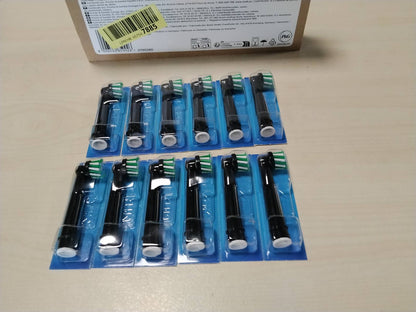 296832 - ORAL-B Koka Furçash Zëvendësuese PRO CrossAction, të Zeza, Pako me 12 Furça