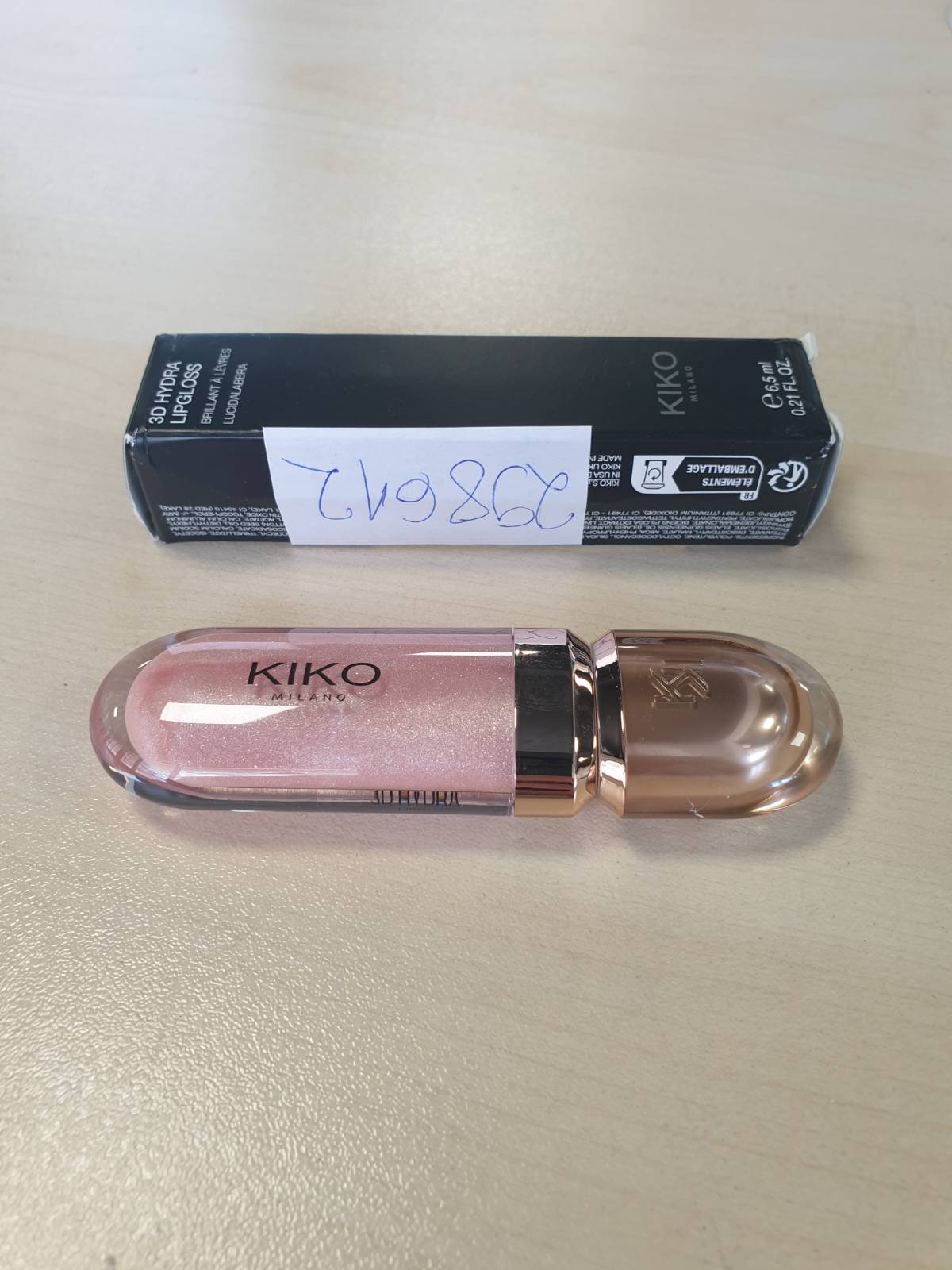298612 - KIKO MILANO Shkëlqyes buzësh 3D Hydra Lipgloss 43, Edicion i kufizuar, hidratues me efekt 3D