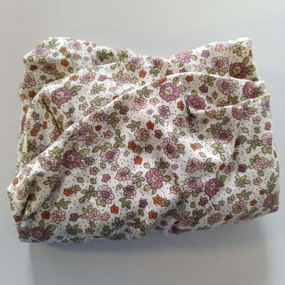 302475 - JOLLEIN Mbulesë për dyshek ndërrimi Jersey Retro Flowers 50 x 70 cm 022-503-67045