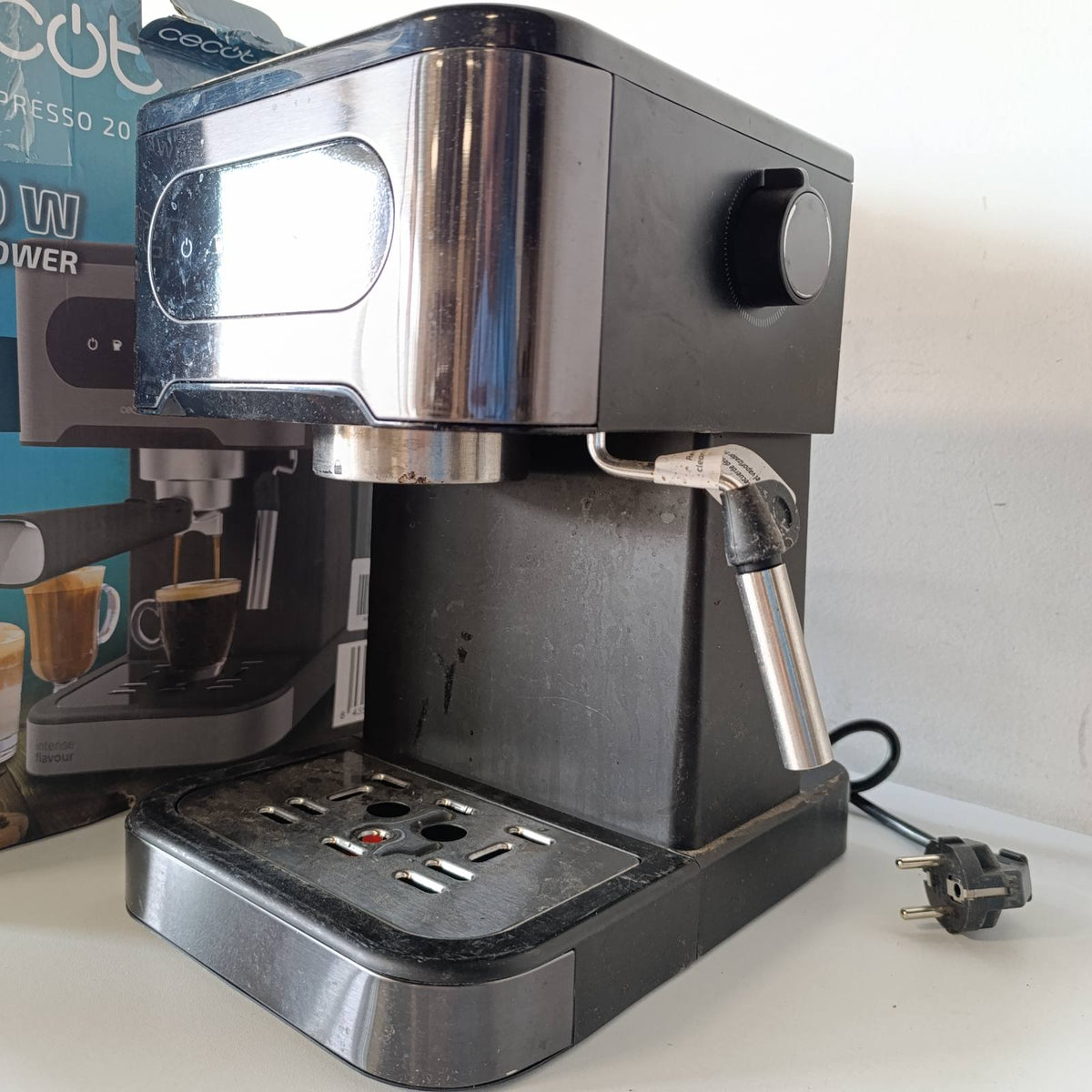288236 - CECOTEC Makinë Espresso Power Espresso 20, Presion 20 Bar, Avull i rregullueshëm, përgatitje të ftohtë, Makinë Espresso dhe Kapuçino