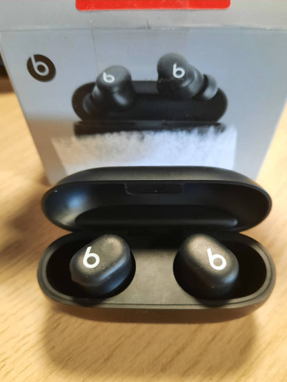 299052 - BEATS Solo Buds - Kufje Bluetooth pa tel, Jetëgjatësi baterie 18 orë, I pajtueshëm me Apple dhe Android, Mikrofon i integruar - E zezë mat